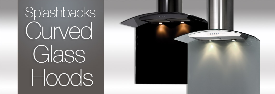 Curved Glass Cooker Hood Splashbacks Curved Glass Cooker Hood Splashbacks